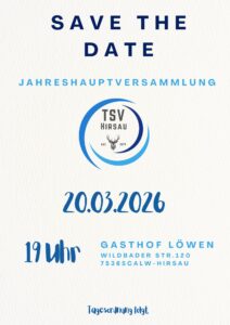 Fyler für die Jahreshauptversammlung am 20.3.2026