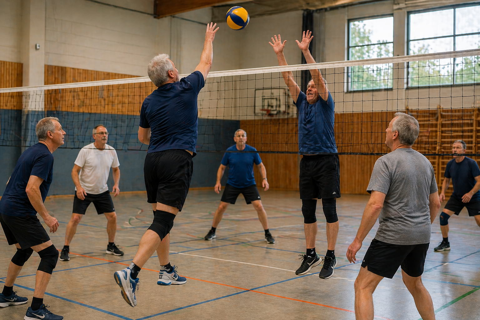 Jedermannsport TSV Hirsau – Dynamisches Volleyballspiel