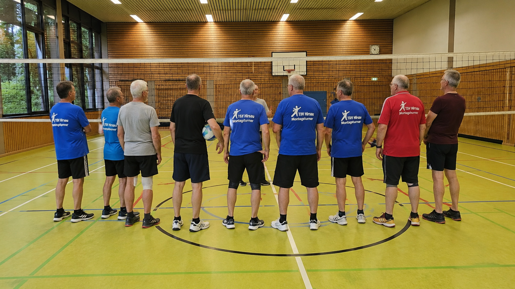 Montags Turner TSV Hirsau – Training in der Sporthalle